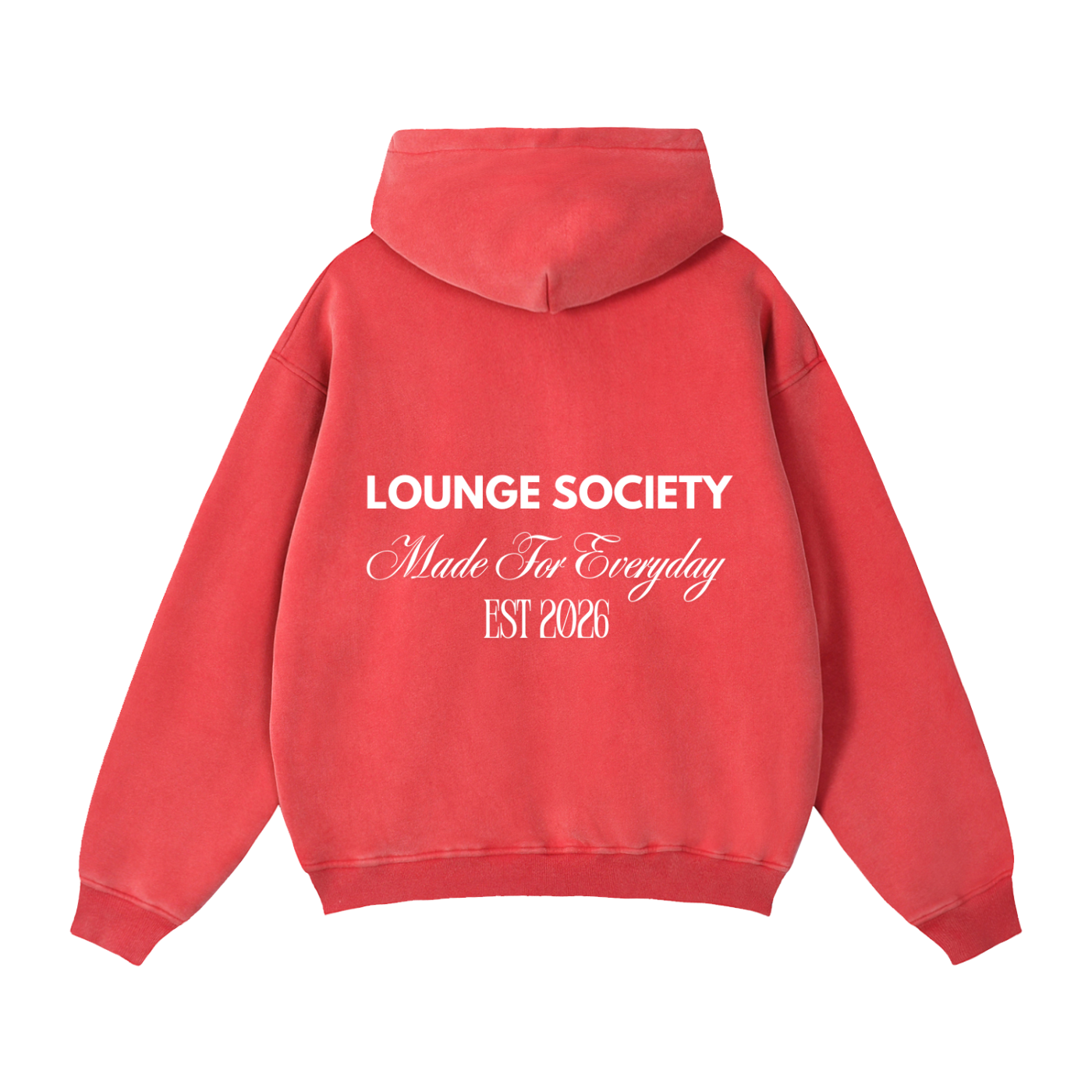 Zip-Through Boxy Fleece Hoodie