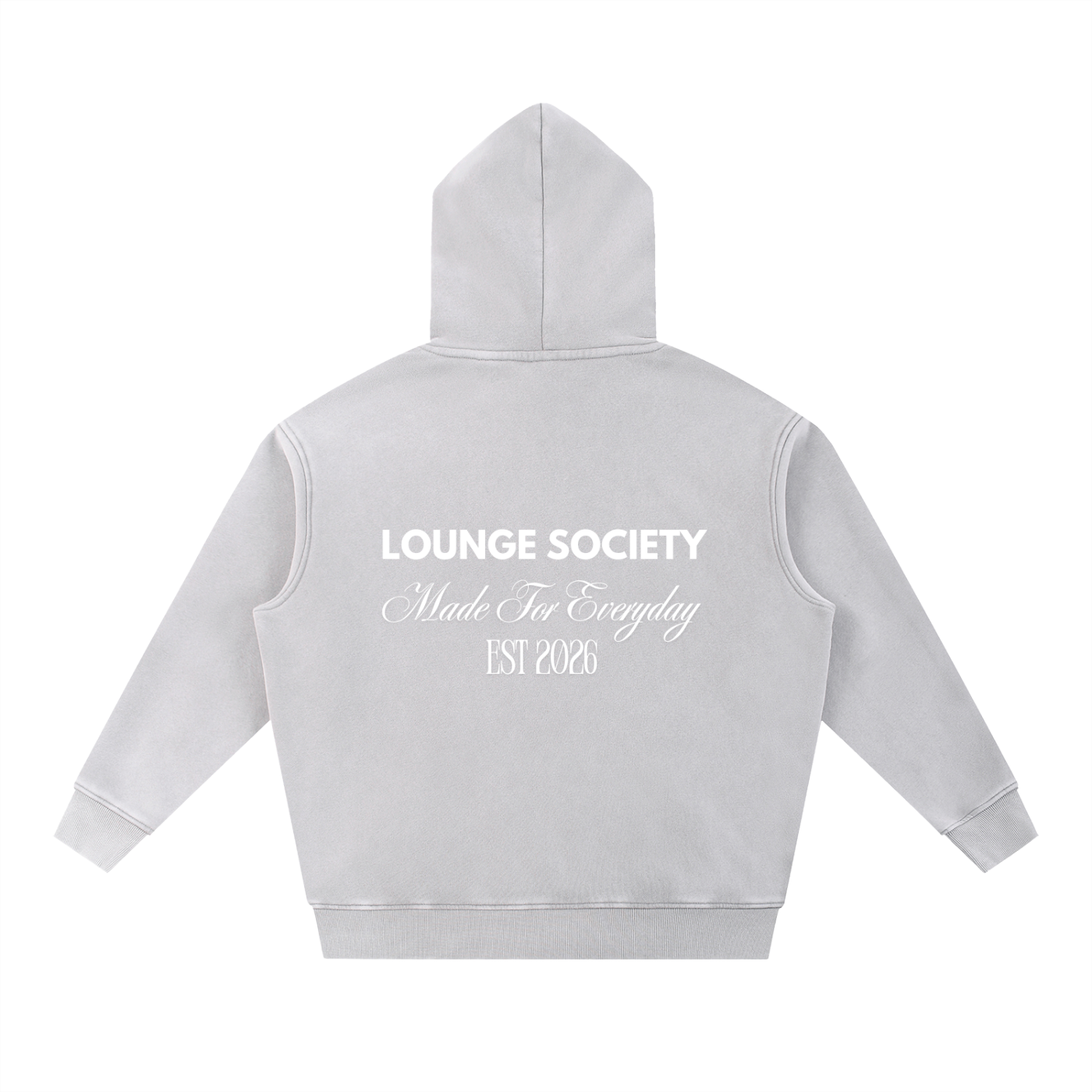 Snow Wash Fleece Oversize Hoodie